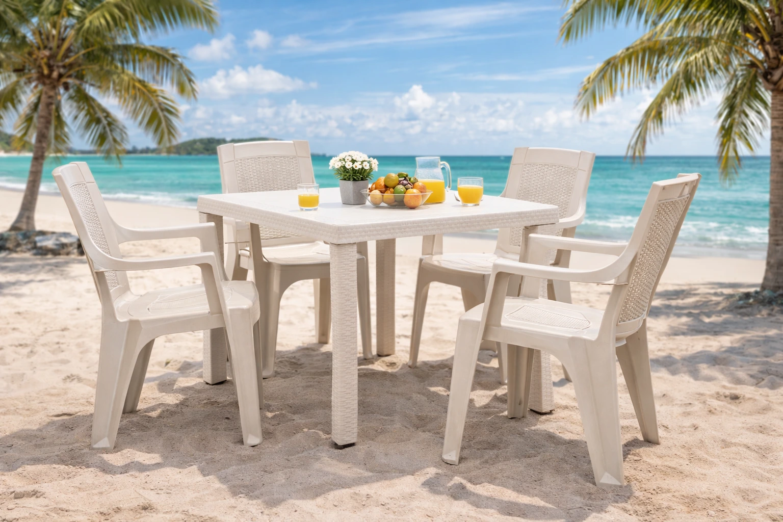 Optimiza tu ambiente sin complicaciones: Cómo elegir el mejor juego de comedor de plástico según el tamaño de tu espacio en El Salvador